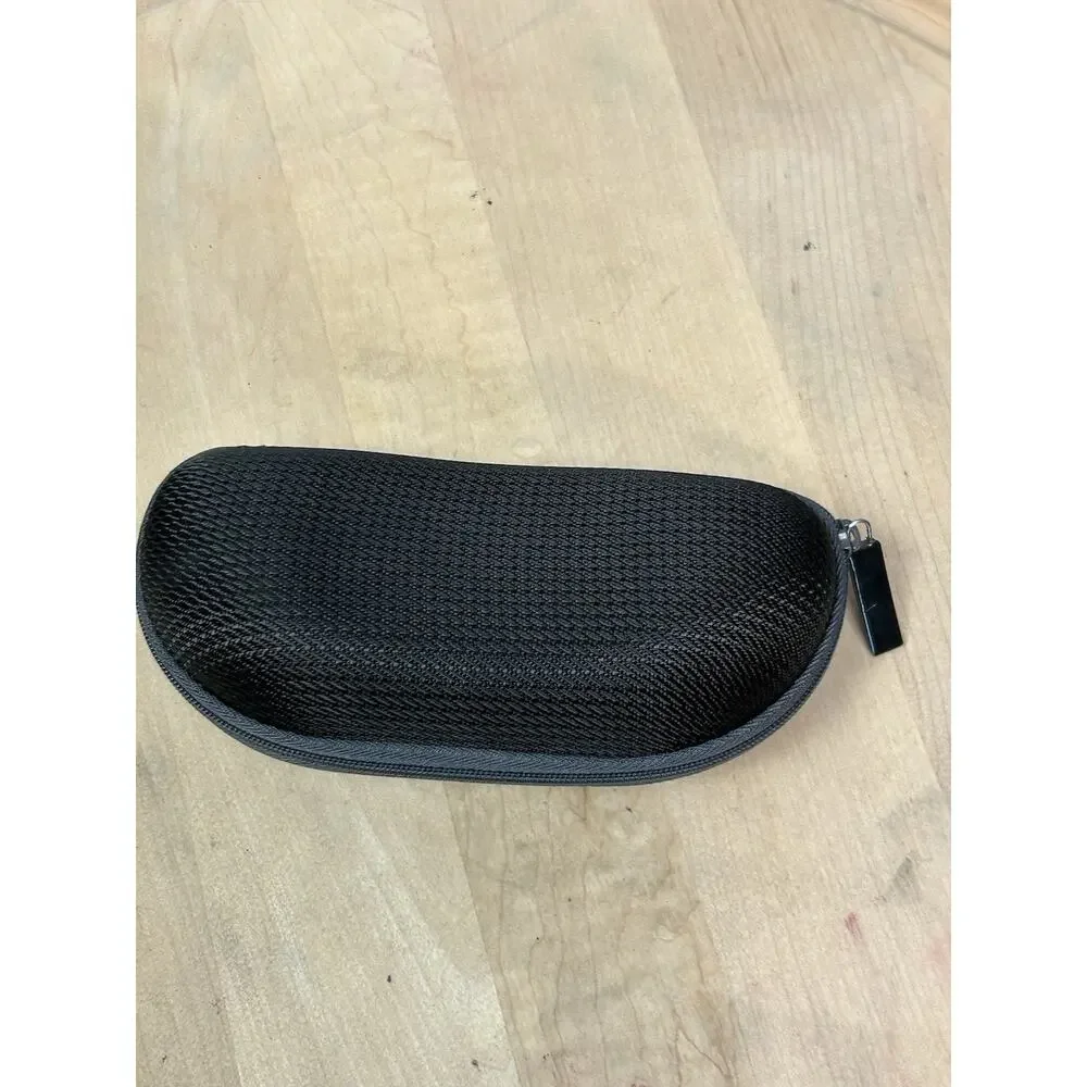 Costa Del Mar‎ Sunglasses Case Zip-up Hard Clamshell Holder Black Gray